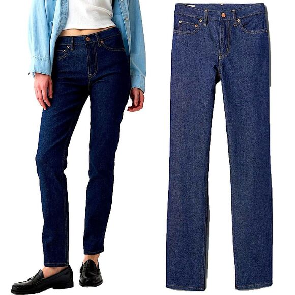 Gap Mid Rise Vintage Slim Jeans in Rinsed Blue Size 26/2 Regular - Picture 1 of 11